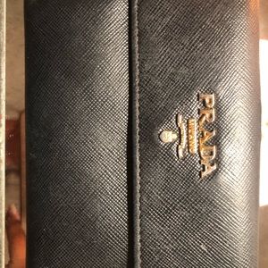Beautiful Prada tri fold wallet!